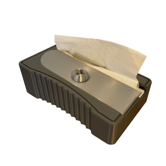 Vintage Twist Pencil Sharpener Tissue Box – Functional Décor with a Retro Look! - Picture 1 of 15